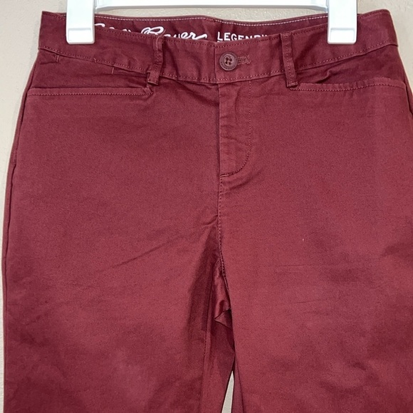 Women’s EDDIE BAUER Legendwash stretch curvy crop stretch jeans size P 2 - Picture 2 of 6